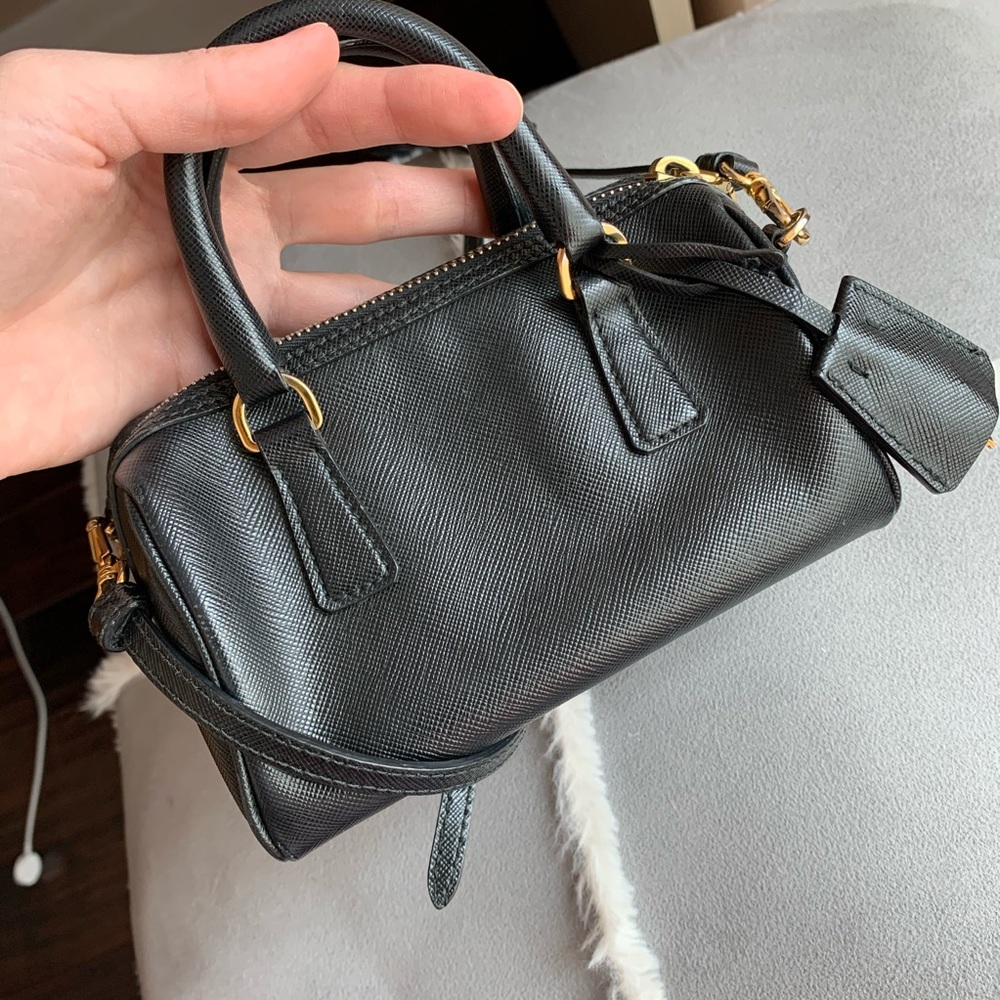 SOLD Prada Leather Bauletto Tote Bag - Picture 5 of 11